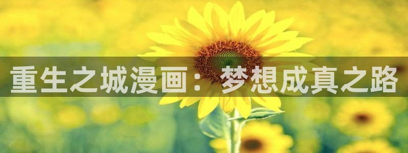 韩漫双男漫画免费：重生之城漫画：梦想成真之路
