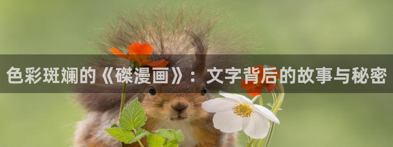 歪歪漫画免费阅读韩漫：色彩斑斓的《磔漫画》：文字背后的故事与秘密